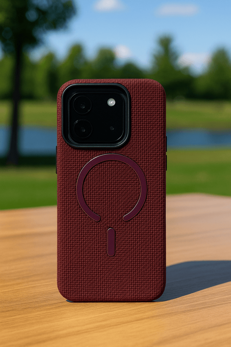 My Store 5 MagSafe-compatible shockproof textured iPhone case for iPhone 13 to 17 Pro Max, featuring durable protection and grip.