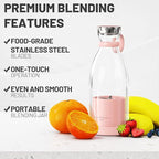 My Store 5 350ML portable USB rechargeable blender juicer with BPA-free cup, ideal for smoothies at home, office, or travel.