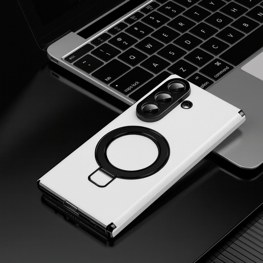 Magnetic ring case for Samsung Galaxy Z Fold, foldable shockproof protective cover with magnetic grip by My Store 5.