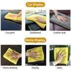 Pack of 2 My Store 5 double-sided microfiber cleaning cloths for versatile, streak-free cleaning and dusting.