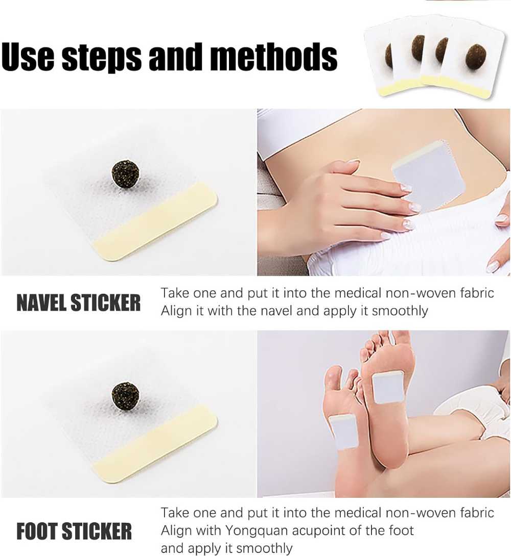Herbal weight loss patches by My Store 5, detox slimming patches for belly fat and body shaping on a white background.