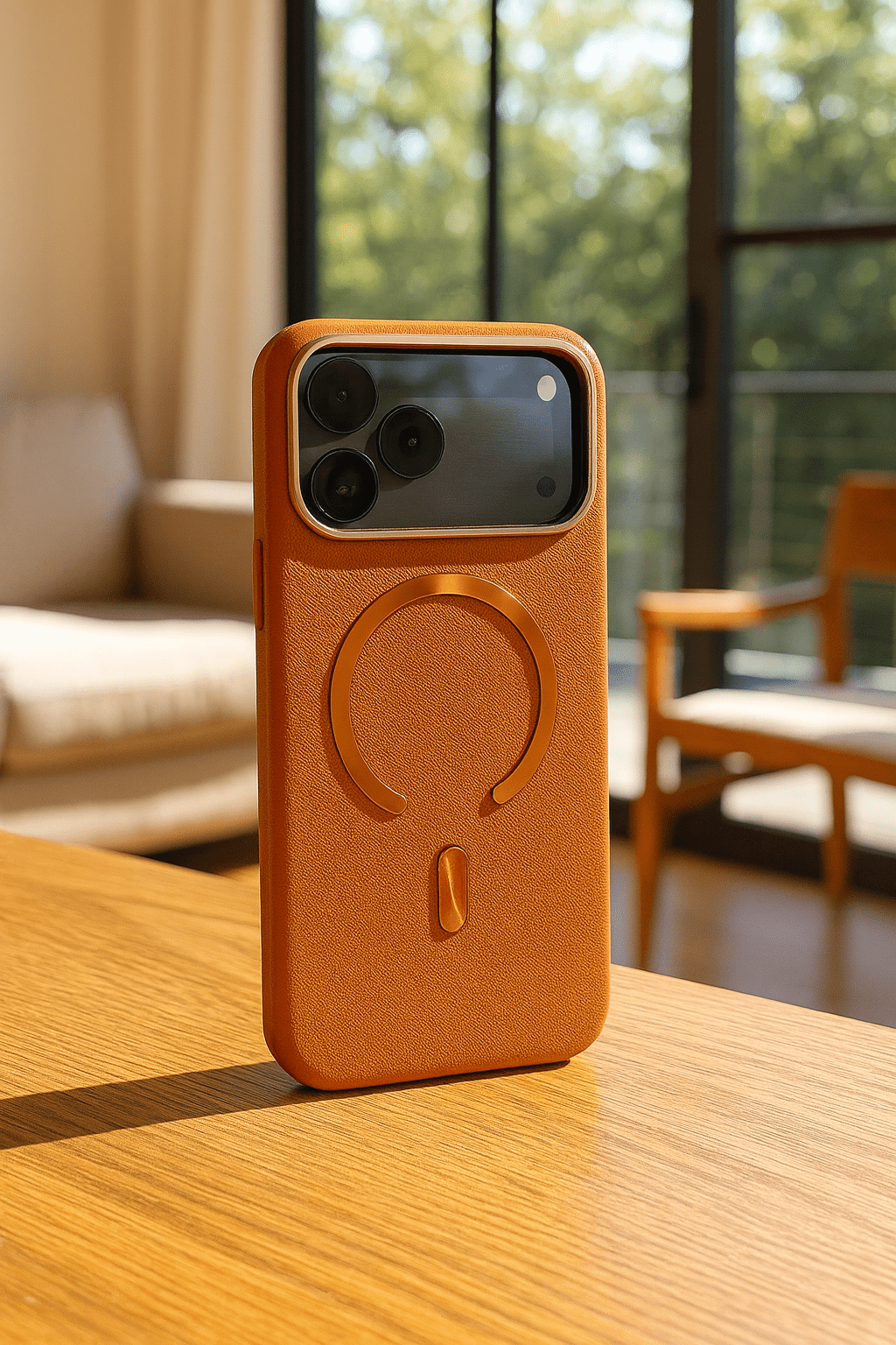 My Store 5 MagSafe-compatible shockproof textured iPhone case for iPhone 13 to 17 Pro Max, with durable design and secure fit.