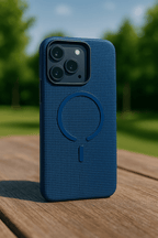 My Store 5 MagSafe-compatible shockproof textured iPhone case for iPhone 13 to 17 Pro Max, offers durable protection and grip.