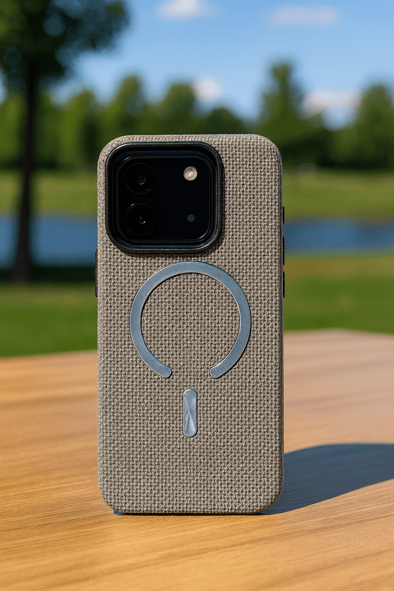 My Store 5 MagSafe-compatible shockproof textured iPhone case for iPhone 13 to 17 Pro Max, with durable protection and grip.