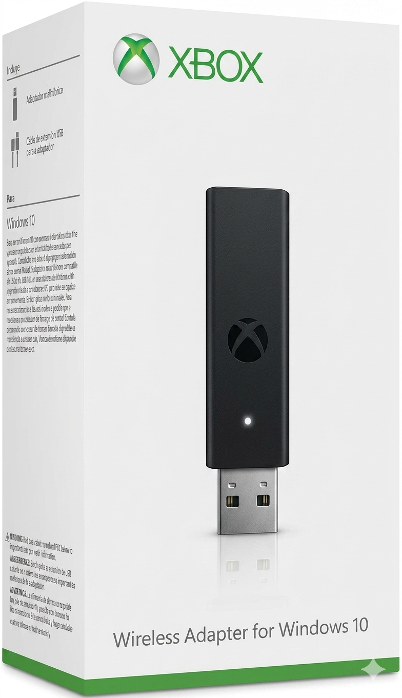 Wireless Xbox USB dongle adapter for Windows 10, compatible with Xbox controllers, by My Store 5.